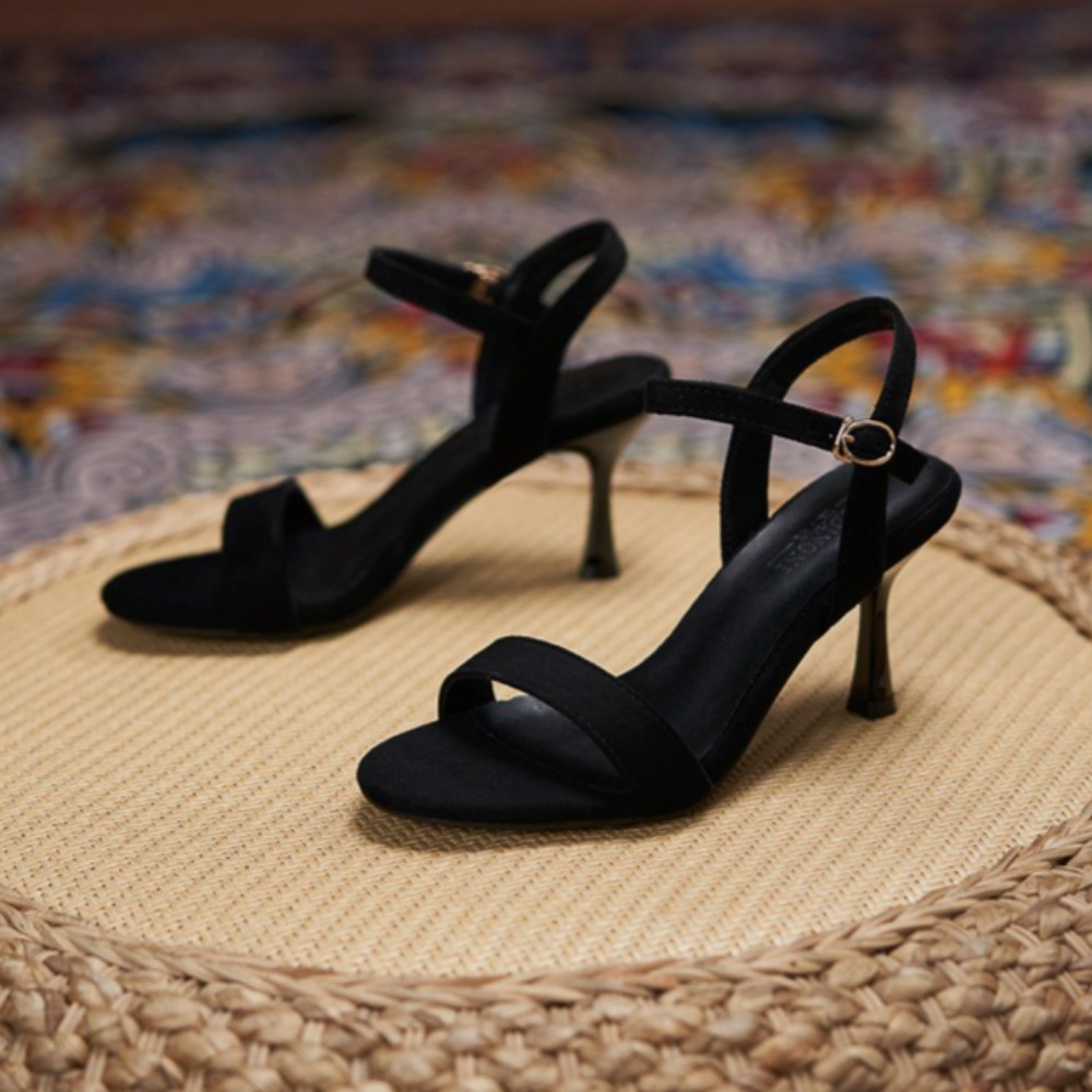Women'S Shoes Quality - 여성용 샌들 하이힐 심플 하이힐 샌들