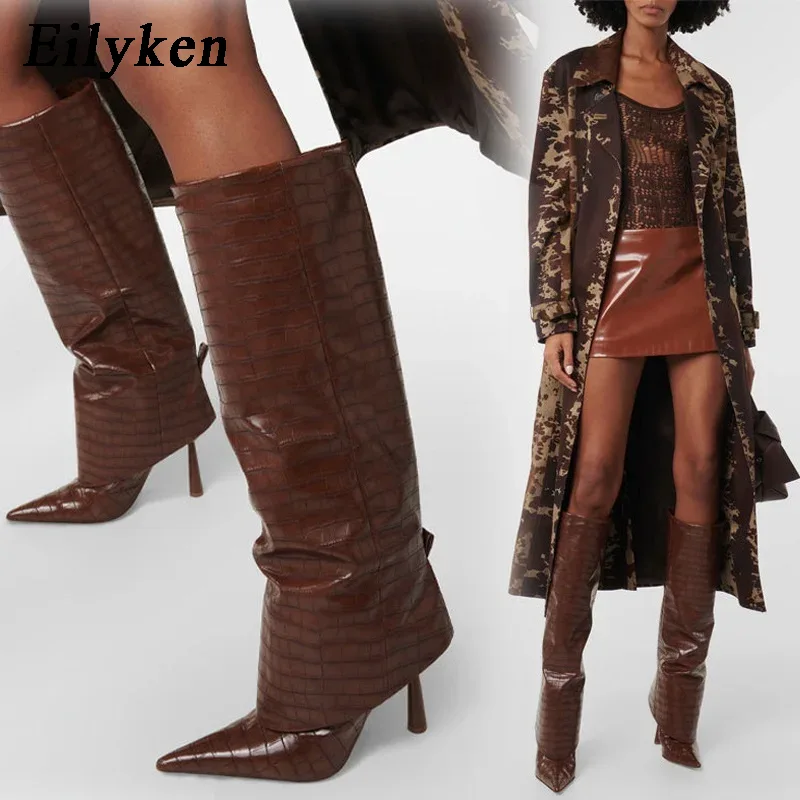 Knee High Boots Women - Eilyken 2027 가을 겨울 디자인 여성용