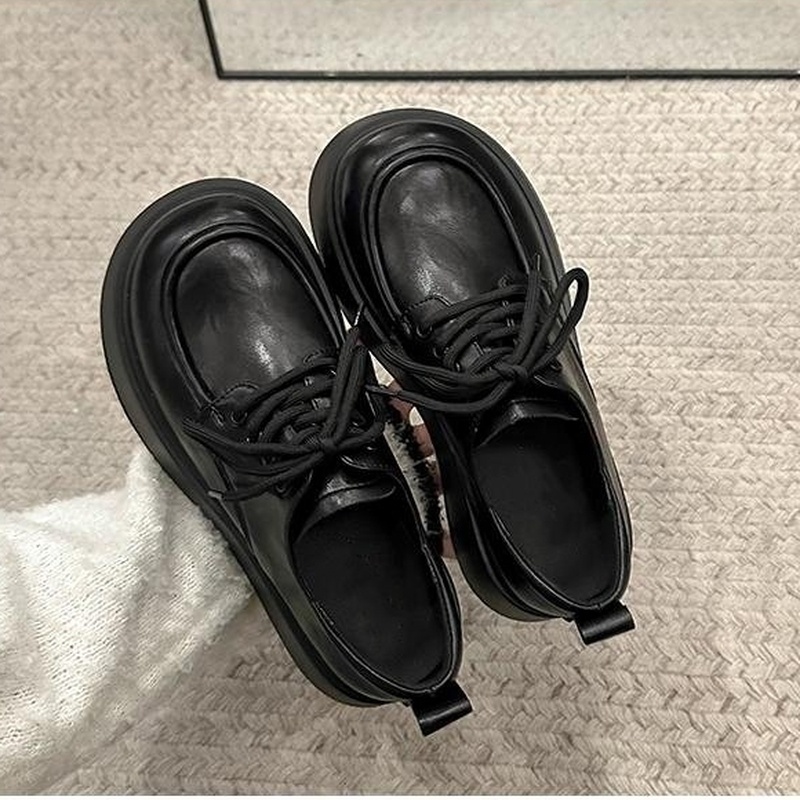 여성용 플랫폼 로퍼, 끈으로 묶는 스타일, 둥근 앞코, - Oxford Lace Up Women 리뷰 및 가격