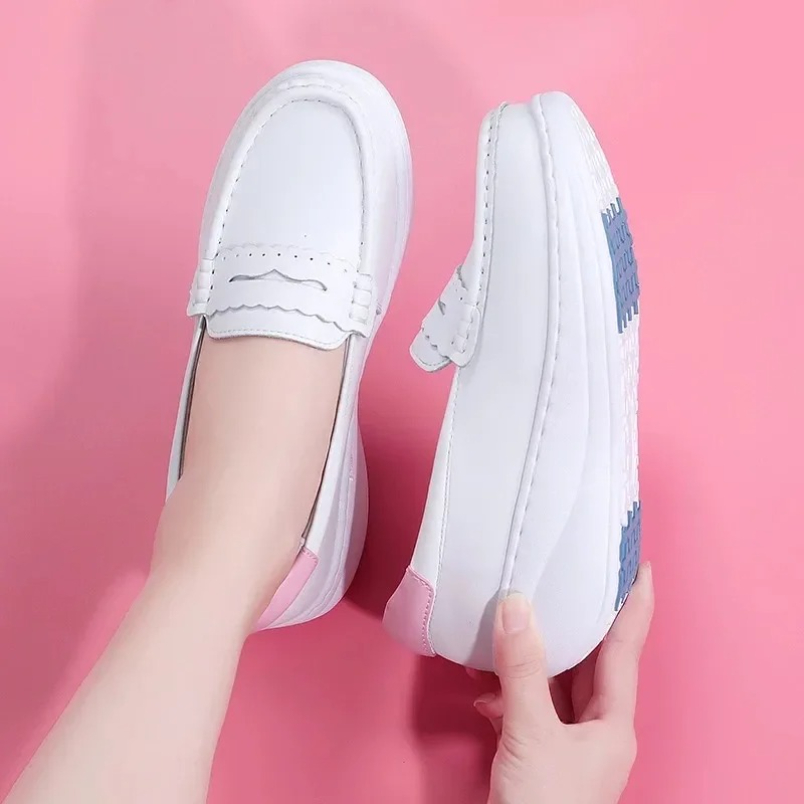 2025 화이트 핑크 간호사 스니커즈 슬립온 여성 신발 - Women Shoes Tennis 리뷰 및 가격
